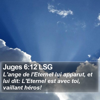 Juges 6:12 LSG Bible Verse Image