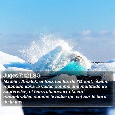 Juges 7:12 LSG Bible Verse Image