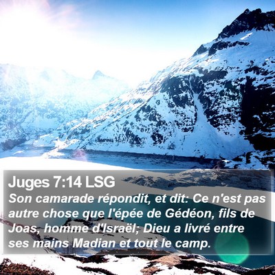 Juges 7:14 LSG Bible Verse Image