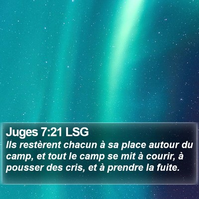 Juges 7:21 LSG Bible Verse Image
