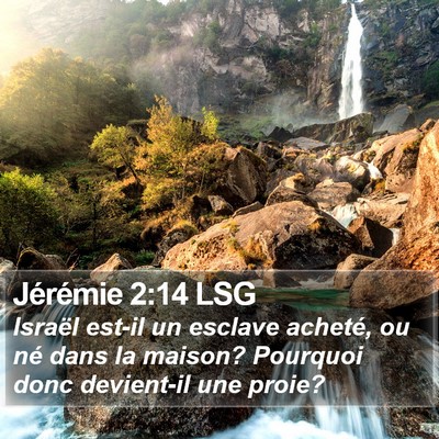 Jérémie 2:14 LSG Bible Verse Image