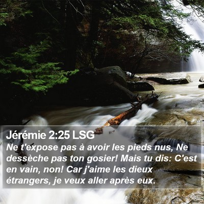 Jérémie 2:25 LSG Bible Verse Image