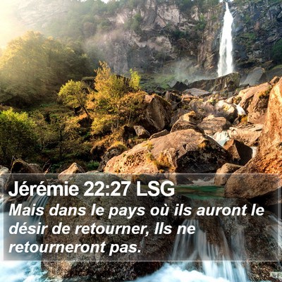 Jérémie 22:27 LSG Bible Verse Image
