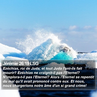 Jérémie 26:19 LSG Bible Verse Image