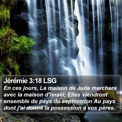 Jérémie 3:18 LSG Bible Verse Image