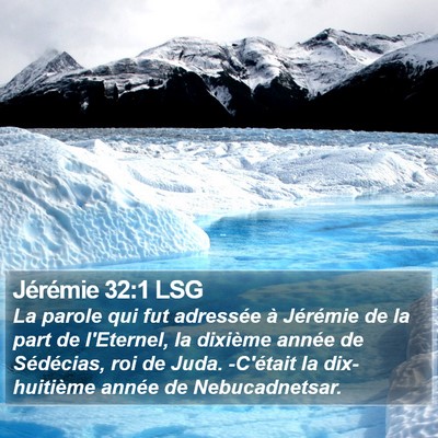 Jérémie 32:1 LSG Bible Verse Image