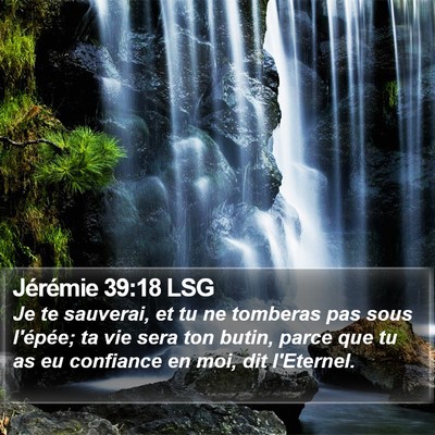 Jérémie 39:18 LSG Bible Verse Image