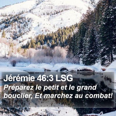 Jérémie 46:3 LSG Bible Verse Image
