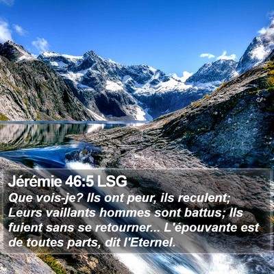 Jérémie 46:5 LSG Bible Verse Image
