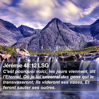 Jérémie 48:12 LSG Bible Verse Image