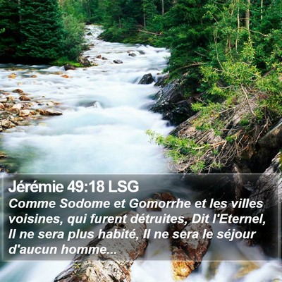 Jérémie 49:18 LSG Bible Verse Image