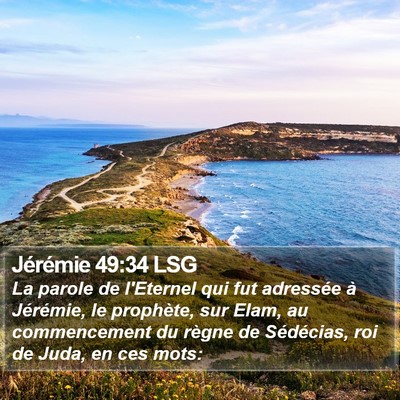 Jérémie 49:34 LSG Bible Verse Image