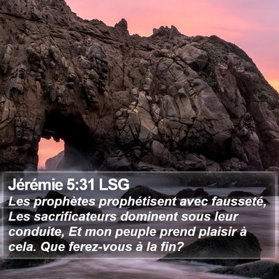 Jérémie 5:31 LSG Bible Verse Image