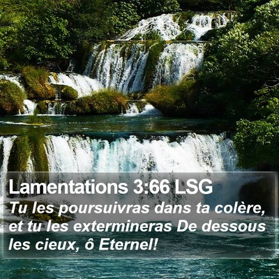 Lamentations 3:66 LSG Bible Verse Image