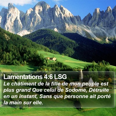Lamentations 4:6 LSG Bible Verse Image