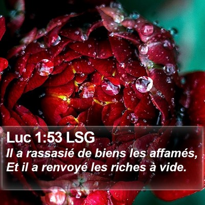 Luc 1:53 LSG Bible Verse Image