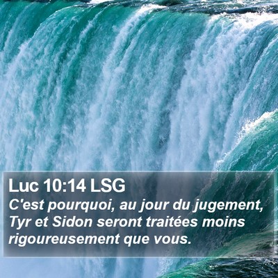Luc 10:14 LSG Bible Verse Image