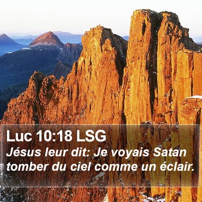 Luc 10:18 LSG Bible Verse Image