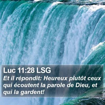 Luc 11:28 LSG Bible Verse Image