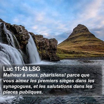 Luc 11:43 LSG Bible Verse Image