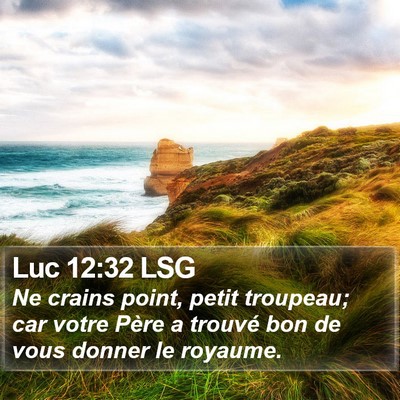 Luc 12:32 LSG Bible Verse Image
