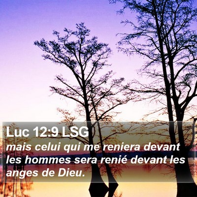 Luc 12:9 LSG Bible Verse Image
