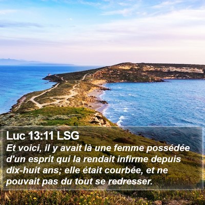 Luc 13:11 LSG Bible Verse Image