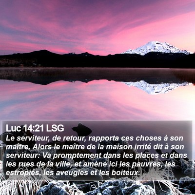 Luc 14:21 LSG Bible Verse Image