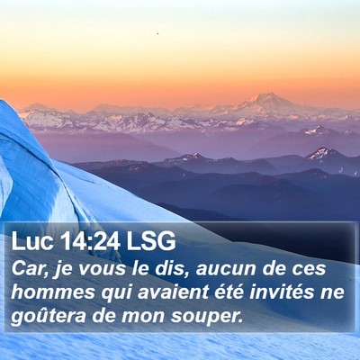 Luc 14:24 LSG Bible Verse Image