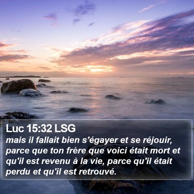Luc 15:32 LSG Bible Verse Image