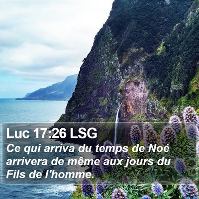 Luc 17:26 LSG Bible Verse Image