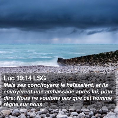 Luc 19:14 LSG Bible Verse Image
