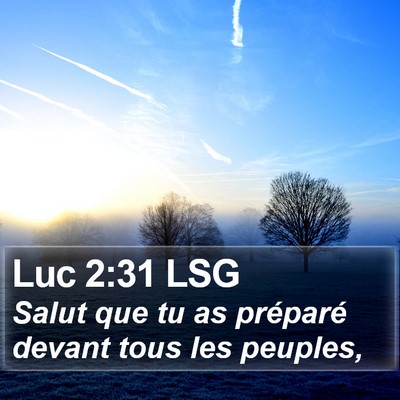 Luc 2:31 LSG Bible Verse Image
