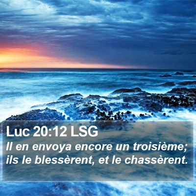 Luc 20:12 LSG Bible Verse Image
