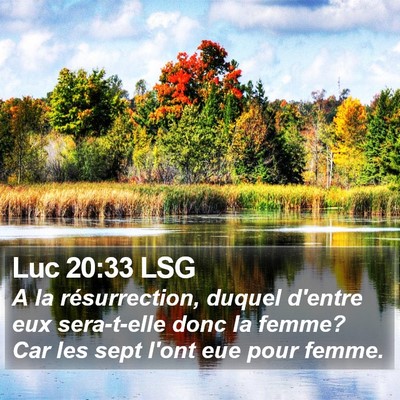 Luc 20:33 LSG Bible Verse Image