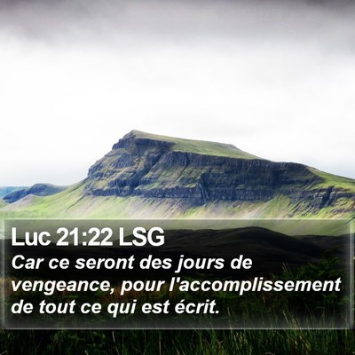 Luc 21:22 LSG Bible Verse Image