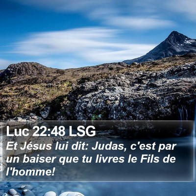 Luc 22:48 LSG Bible Verse Image