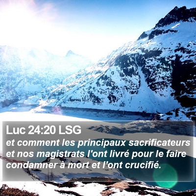 Luc 24:20 LSG Bible Verse Image