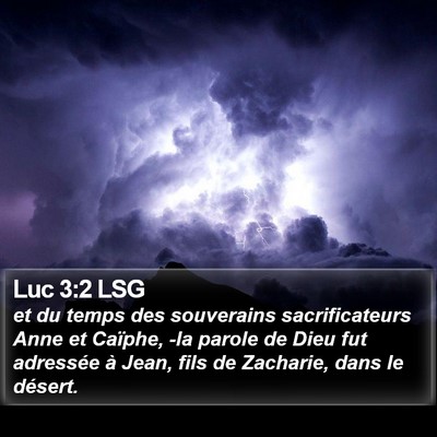 Luc 3:2 LSG Bible Verse Image