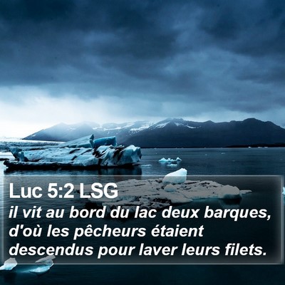 Luc 5:2 LSG Bible Verse Image