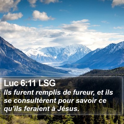 Luc 6:11 LSG Bible Verse Image