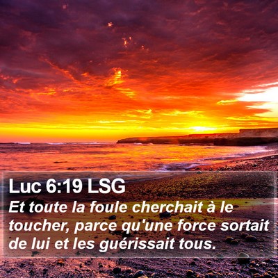 Luc 6:19 LSG Bible Verse Image