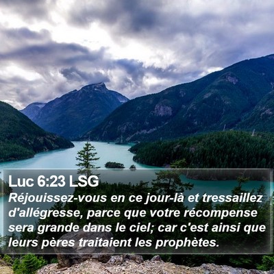 Luc 6:23 LSG Bible Verse Image
