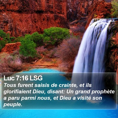 Luc 7:16 LSG Bible Verse Image