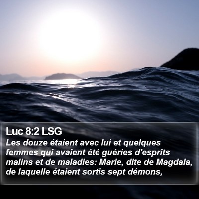 Luc 8:2 LSG Bible Verse Image