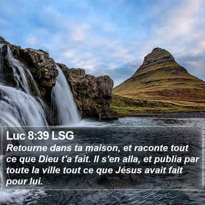 Luc 8:39 LSG Bible Verse Image