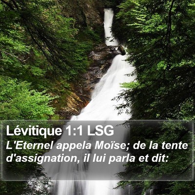 Lévitique 1:1 LSG Bible Verse Image
