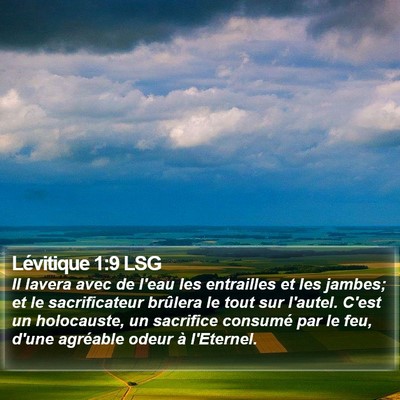 Lévitique 1:9 LSG Bible Verse Image
