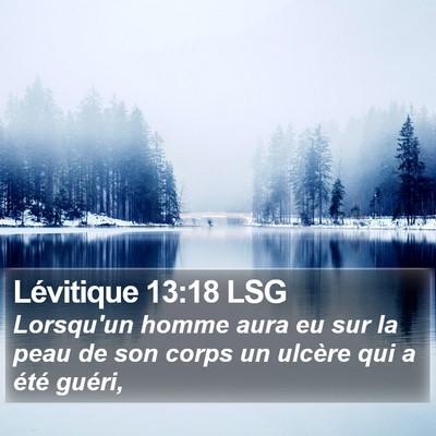 Lévitique 13:18 LSG Bible Verse Image