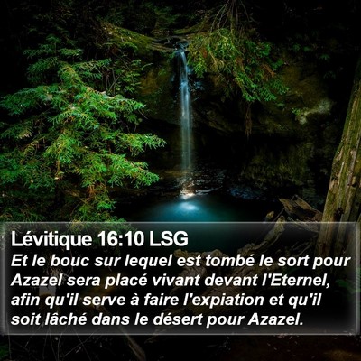 Lévitique 16:10 LSG Bible Verse Image